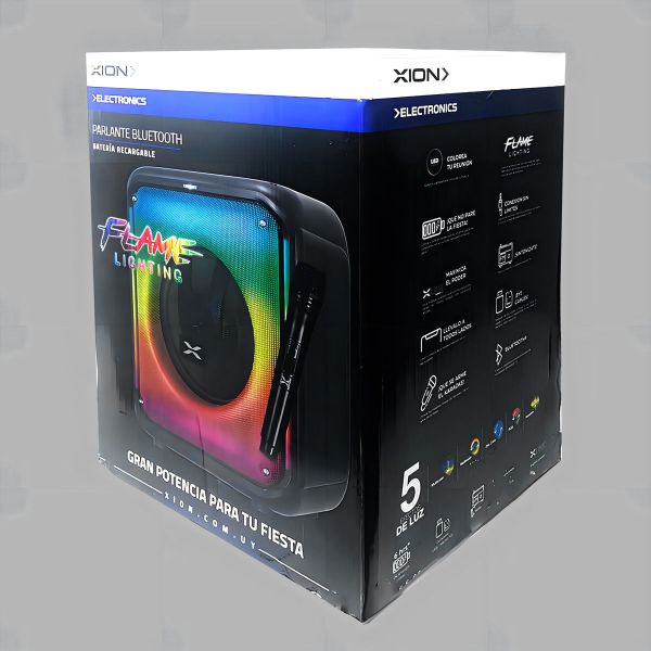 Parlante Xion Sdbox Con Bluetooth Negro 220v Kirkor - Imagen 7