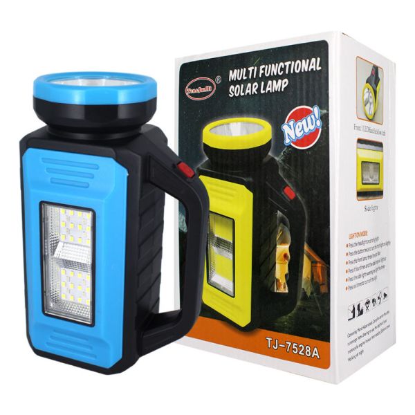 Linterna Solar Recargable De Mano Tj-7528b