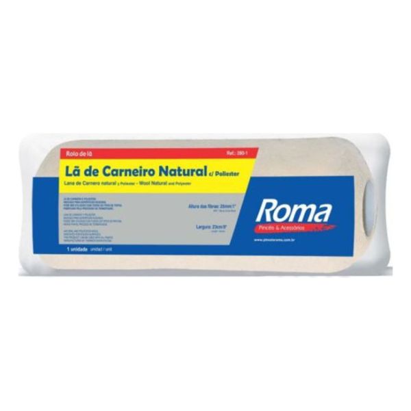 Repuesto Rodillo Lana Mixta 18 Cm - Pinceis Roma Ltda. Rom4