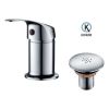 Monocomando Bidet Sin Transferencia Cromo Kirkor - Imagen 2