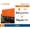 Lona 3 X 3 M, Naranja, Pretul 23756 Kirkor - Imagen 3