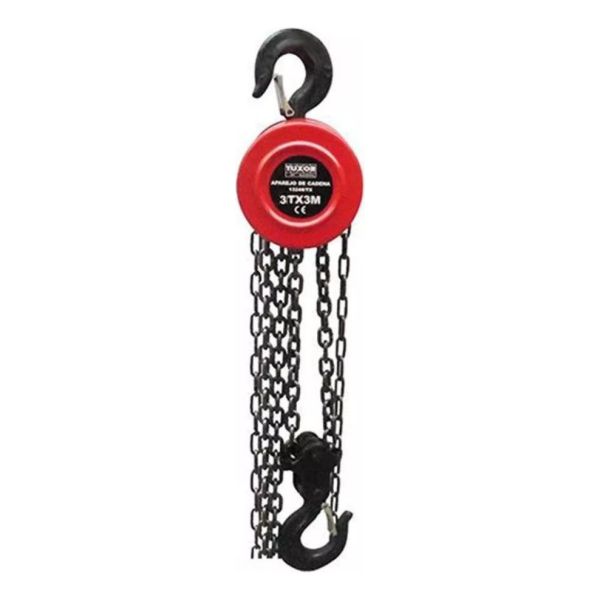Aparejo A Cadena 3 Ton 3 Mts Tuxor Gtia 1 Año - Kirkor Kirko