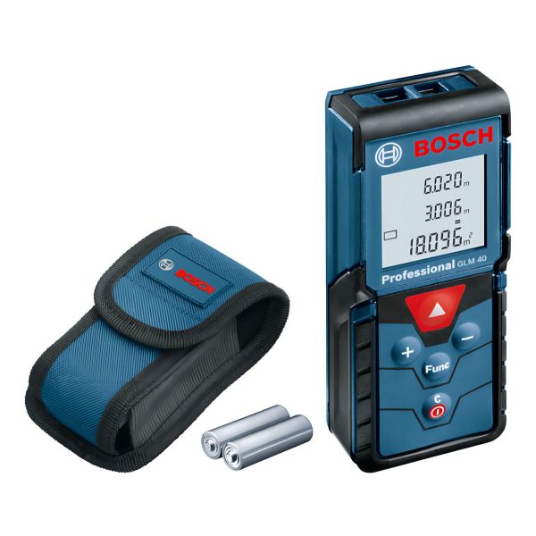 Medidor De Distancia Laser Bosch Glm40 (hasta 40 Metros) Kir