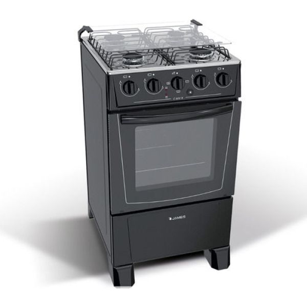 Cocina James C 205 B Negro Combinada Kirkor - Imagen 2
