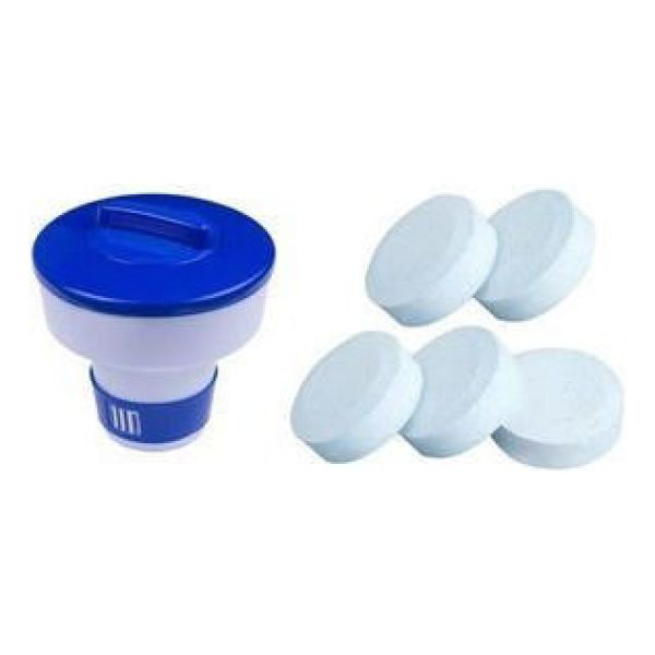 Boya De Plastico + 1 Kilo Pastillas Cloro Piscina Oferta