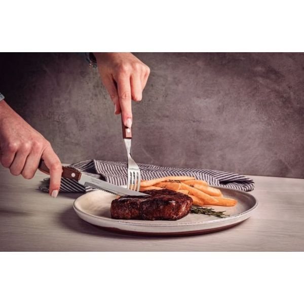 Uego De Cubiertos Para Asado Modelo Churrasco 12 Piezas - Imagen 3