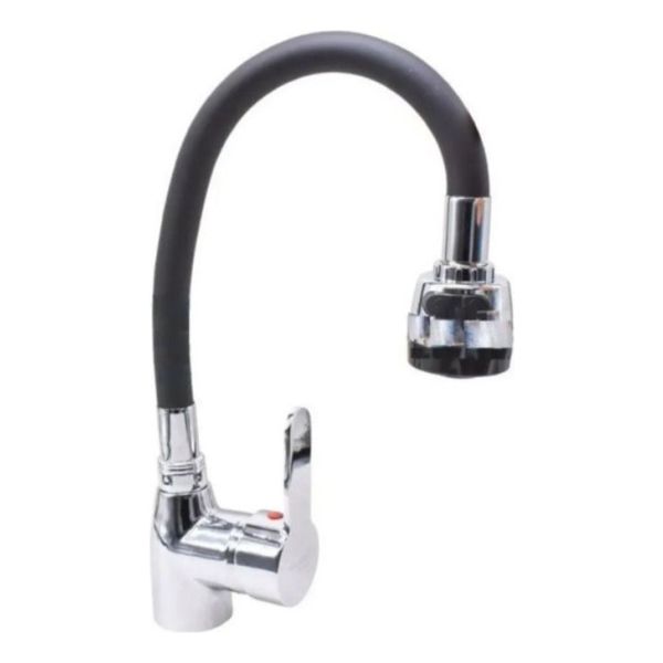 Monocomando Flexible Mesada - Puntero Con Chorro Y Lluvia