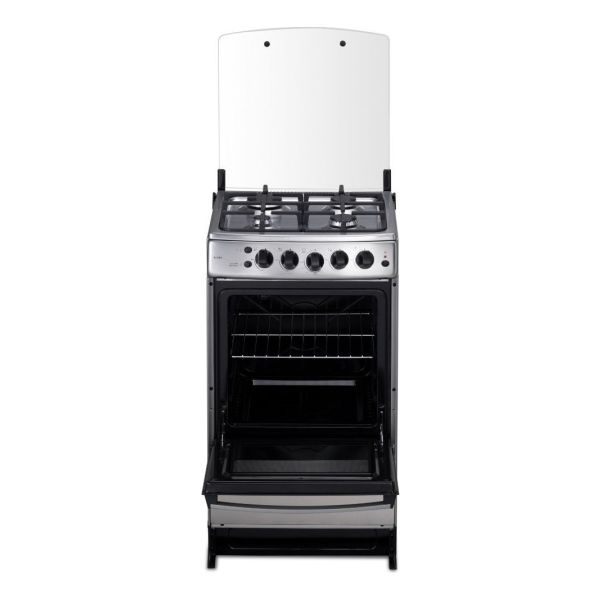 Cocina A Gas Indurama 4 Hor Inox Con Grill Modelo Bilbao - Imagen 3