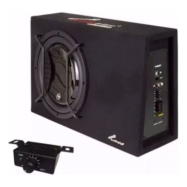 Subwoofer Slim Audiopipe Slim 12 Amplificada 600w Camioneta - Imagen 2