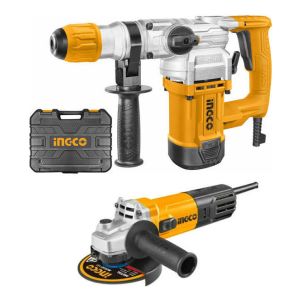 Rotomartillo Ingco Rh150028 Sds Plus 1500w + Amoladora 700w