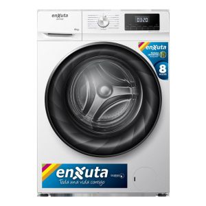 Lavarropa Automático Inverter Carga Frontal 8 Kg Enxuta