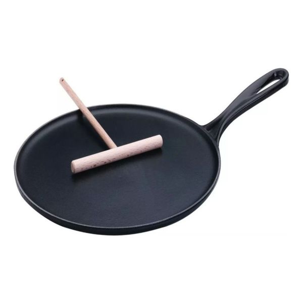 Sarten Crepes Crepera Hierro Rastrillo 27cm Le Creuset