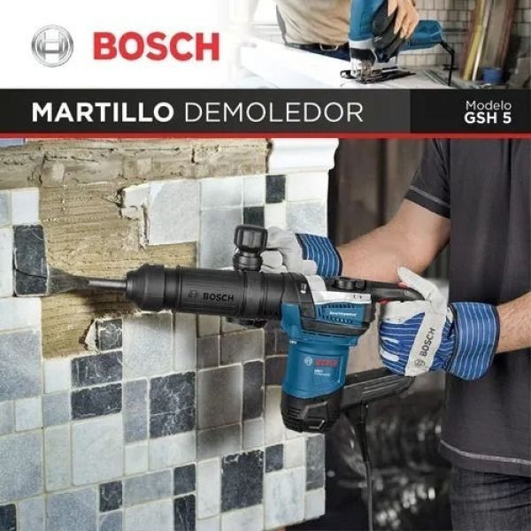 Martillo Demoledor Bosch Gsh 5 1100w - Imagen 3