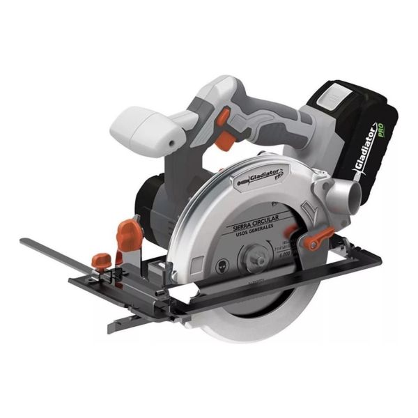 Sierra Circular A Bateria 3ah 18v 2 Bat Gladiator Pro