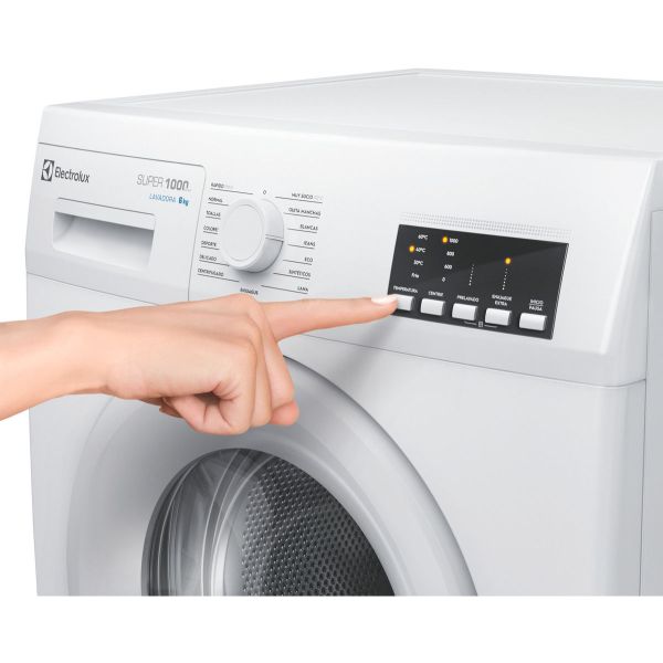 Lavarropas Electrolux Ewfb06e5vssw Blanco 1000rpm 6kg - Imagen 5