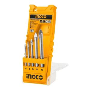 Juego Mechas Para Vidrio Akd7058 Ingco Kirkor