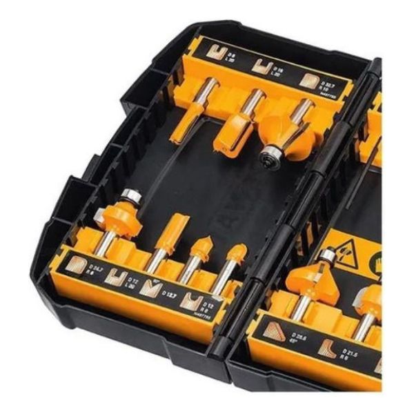 Juego De Fresas Para Router Fresadora 12 Piezas 8mm Dewalt - Imagen 4