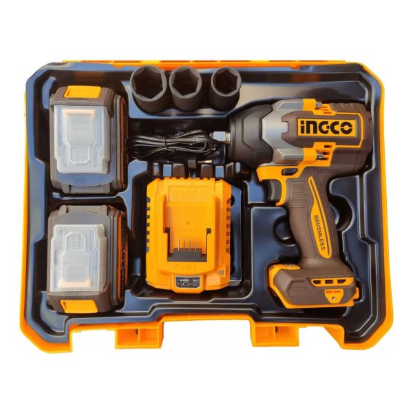 Llave De Impacto 850nm 20v P20s C 2bat+carg+valija - Imagen 2