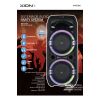Parlante Xion Xtreme Inalambrico 8000w Kirkor - Imagen 2