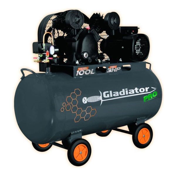 Compresor Gladiator Pro 100l 3hp Ce810 Monofasico