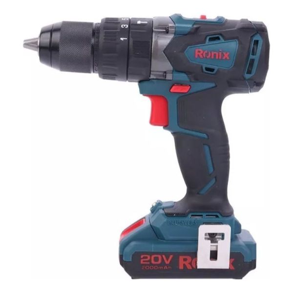 Taladro Ronix 8905k Atornilladora Percutor 2 Bateria 20v Kir