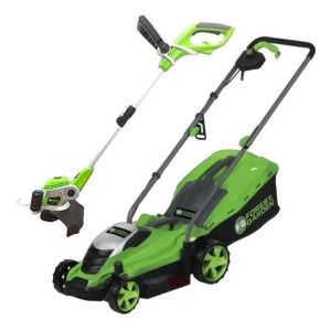 Cortadora Césped Eléctrica 1300w + Bordeadora Forest &garden