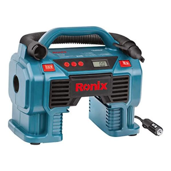 Mini Compresor De Aire 12v Potencia De 160psi 12bar Ronix - Imagen 2