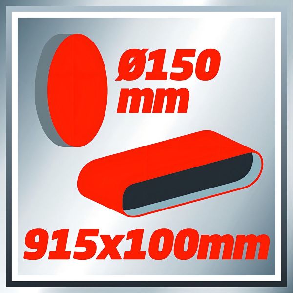 Lijadora De Banda Einhell Tc-us 400 Y Disco Combinada 375w K - Imagen 6
