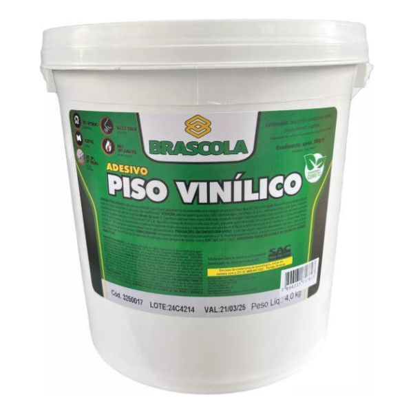 Pegamentos Adhesivo Acuoso Cemento 4lts Pisos Vinilicos Leed
