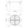 Olla Cozi-pasta Acero Inox. 4 Piezas Profesional Tramontina - Imagen 2