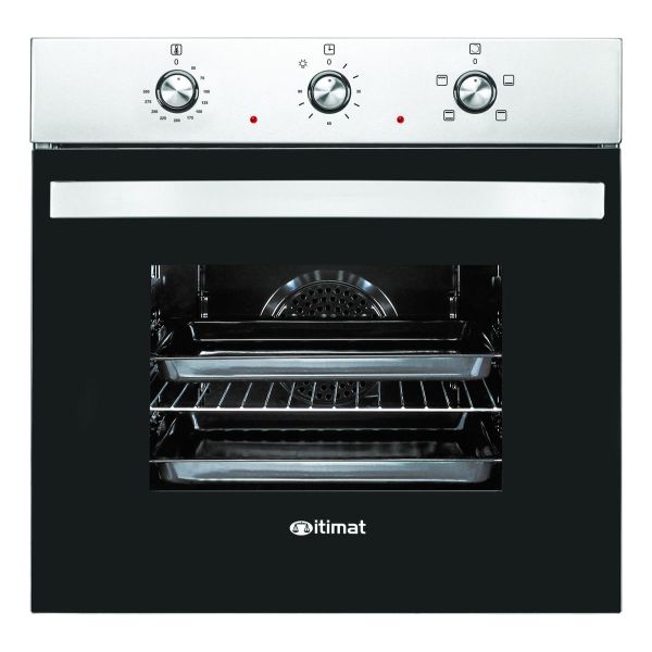 Horno De Empotrar Eléctrico Con Timer Mecánico Inox Itimat