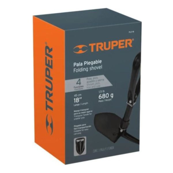 Pala Plegable Camping Pala Pico Sierra Truper Ple-18 Funda - Imagen 5