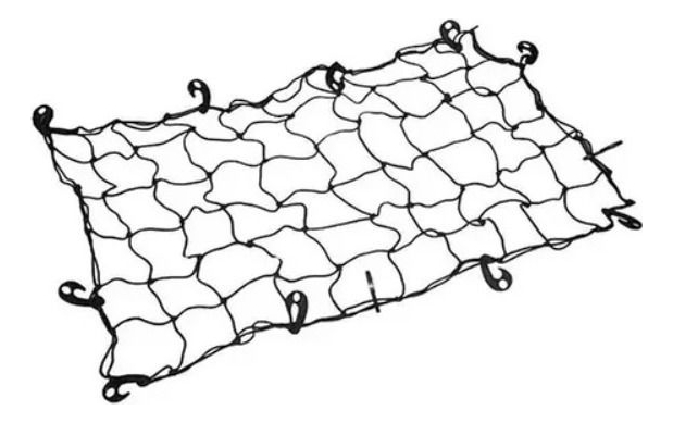 Red Elástica Para Camioneta 1x1mt Ganchos Plasticos Slender