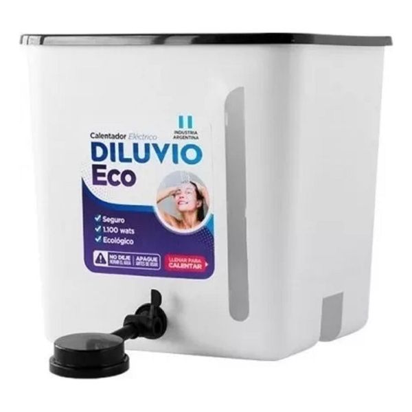 Termotanque Diluvio 25lt Eléctrico 1100w Color Blanco Kirkor - Imagen 5