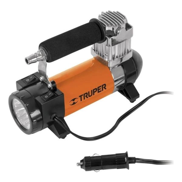 Compresor De Aire 12v Portátil Para Uso Rudo Truper