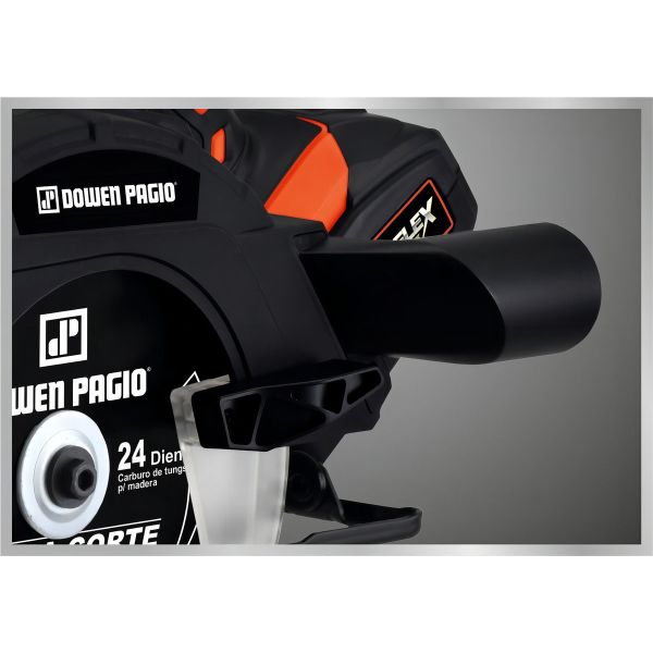 Sierra Circular A Bateria Litio 18v 165mm Dowen Pagio Flex - Imagen 5
