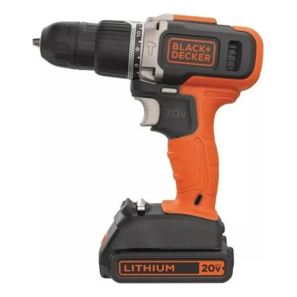 Taladro Atornillador Percutor Inalámbrico 20v Black + Decker - Imagen 2