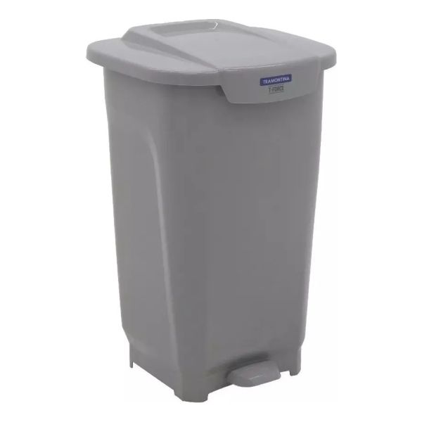 Papelera Tramontina T-force 50l Color Gris Kirkor