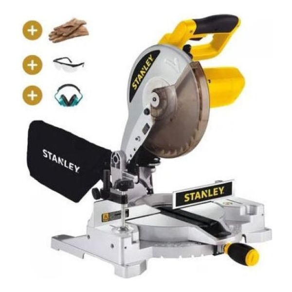 Sierra Ingletadora Stanley Aluminio O Madera 10 1500w Kirko