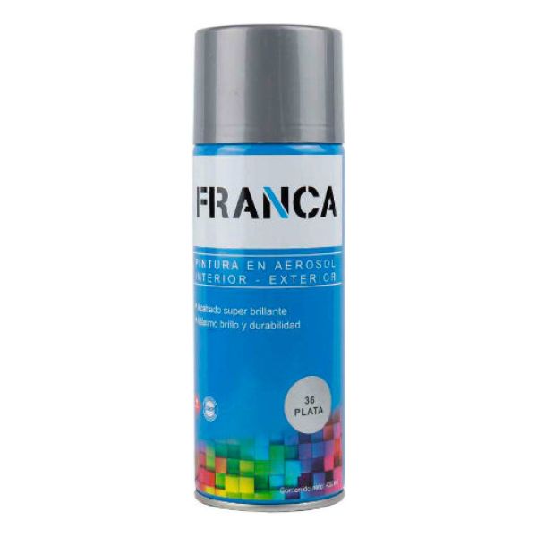 Esmalte En Aerosol 400ml Franca Mate Brillante Satinados Kir - Imagen 6