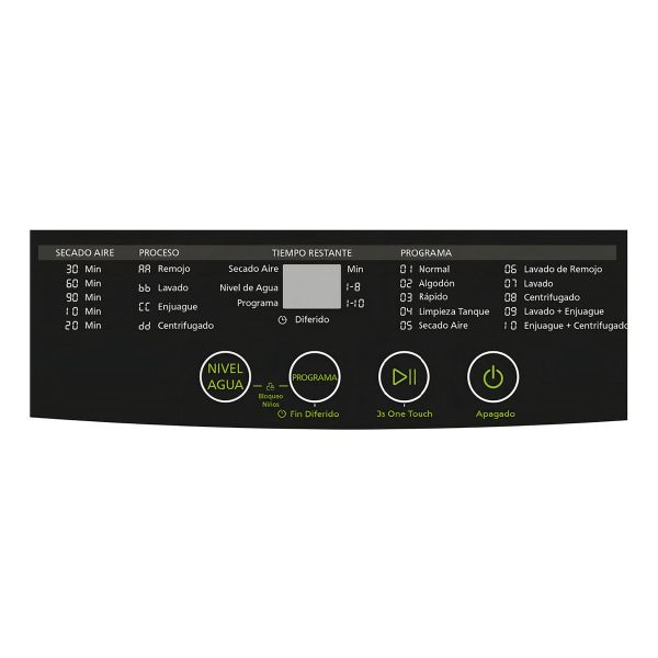 Lavarropas Punktal De Carga Superior Pk-065 Lav 6,5 Kg 1300 - Imagen 3
