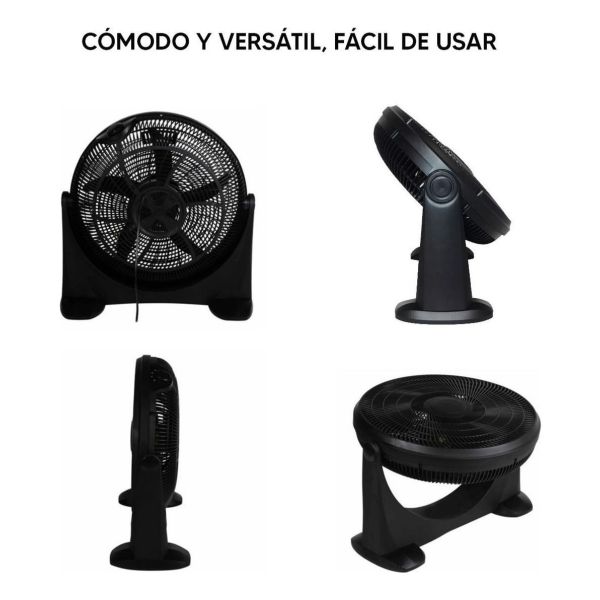 Ventilador Turb Circulador Xion Xi-v55 3 Velocidades 5 Aspas - Imagen 8