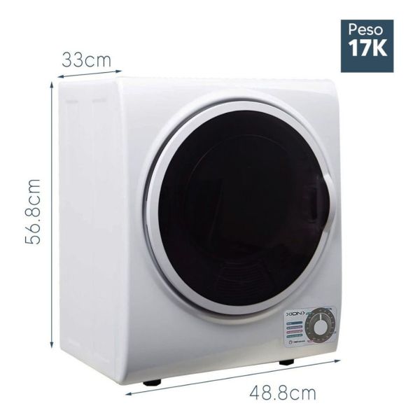 Secarropa 2.5kg Xion Xi-sec25 Color Blanco 220v Kk - Imagen 5