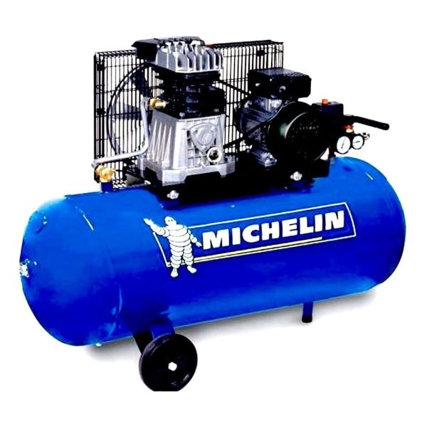 Compresor De Aire 100lts Michelin 2hp Italia 99203 Mb100b