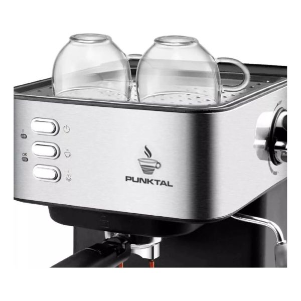 Punktal Pk-542 Cafetera Expresso Automática Acero Inox 15 Ba - Imagen 4