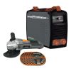 Soldadora Inverter 200amp + Amoladora 5discos Gladiator