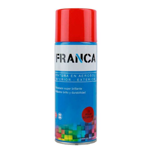 Esmalte En Aerosol 400ml Franca Mate Brillante Satinados Kir - Imagen 7