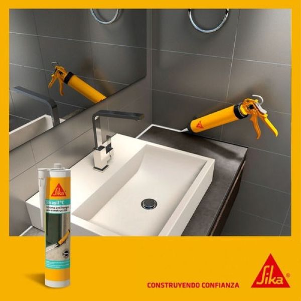 Sika 0609141 Silicona Blanca 280cc Para Interior 288g - Imagen 4