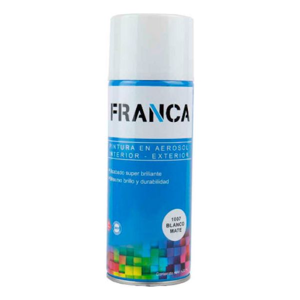 Esmalte En Aerosol 400ml Franca Mate Brillante Satinados Kir - Imagen 3