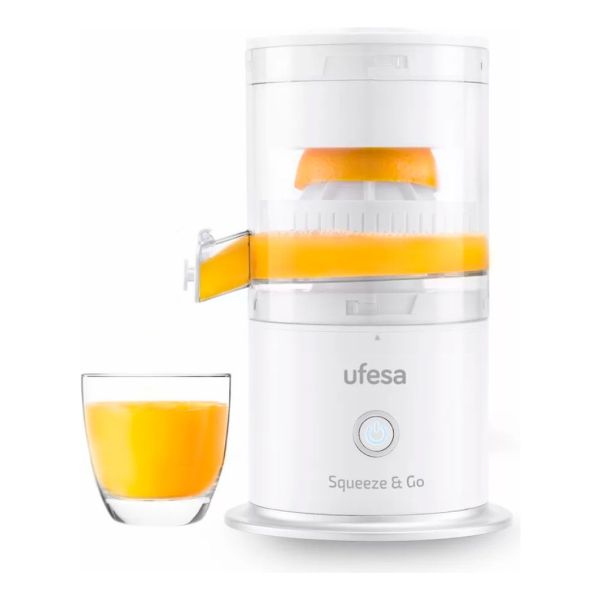 Exprimidor A Bateria Ufesa Squeeze & Go 220ml 45w Color Blan - Imagen 3